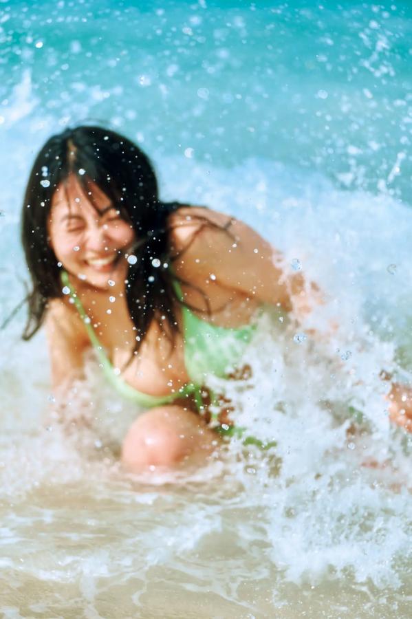    福井梨莉華 - あいの道しるべ 海边沙滩性感比基尼私房写真第14张图片