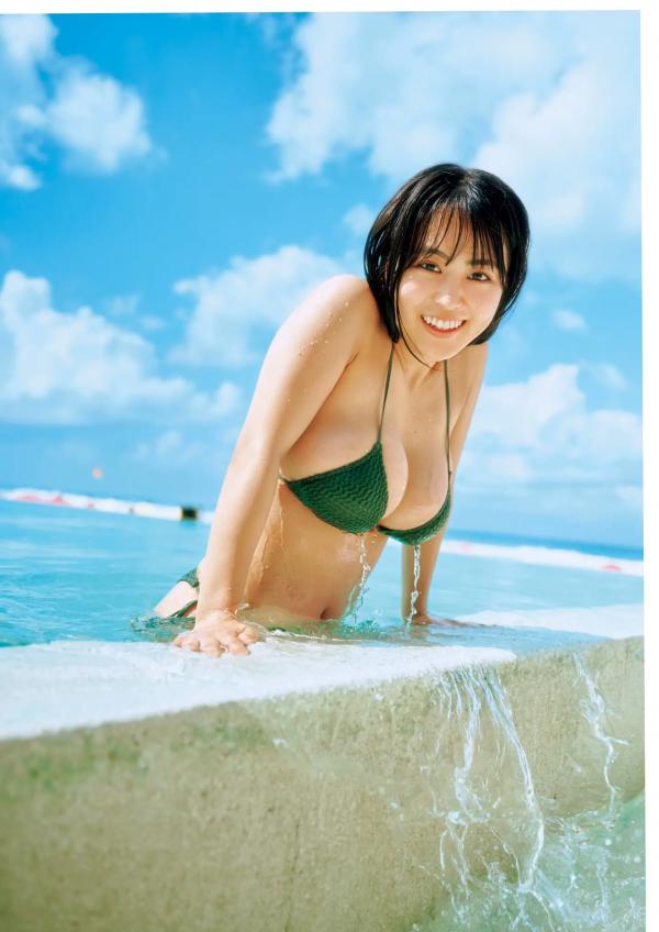    福井梨莉華 - あいの道しるべ 海边沙滩性感比基尼私房写真第22张图片