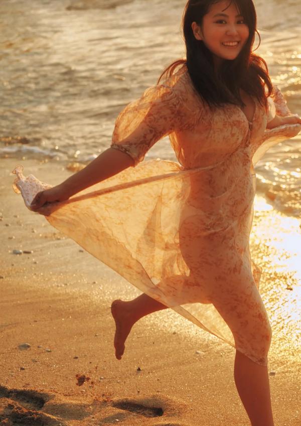    福井梨莉華 - あいの道しるべ 海边沙滩性感比基尼私房写真第139张图片