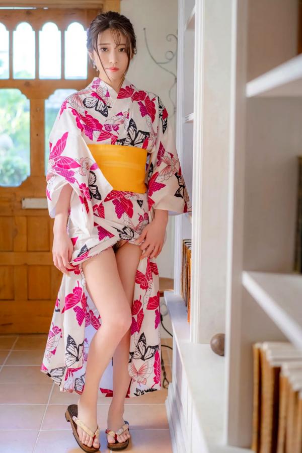   河北彩伽 - 最高の彼女 日系清新家居性感私房照 和服诱惑第70张图片