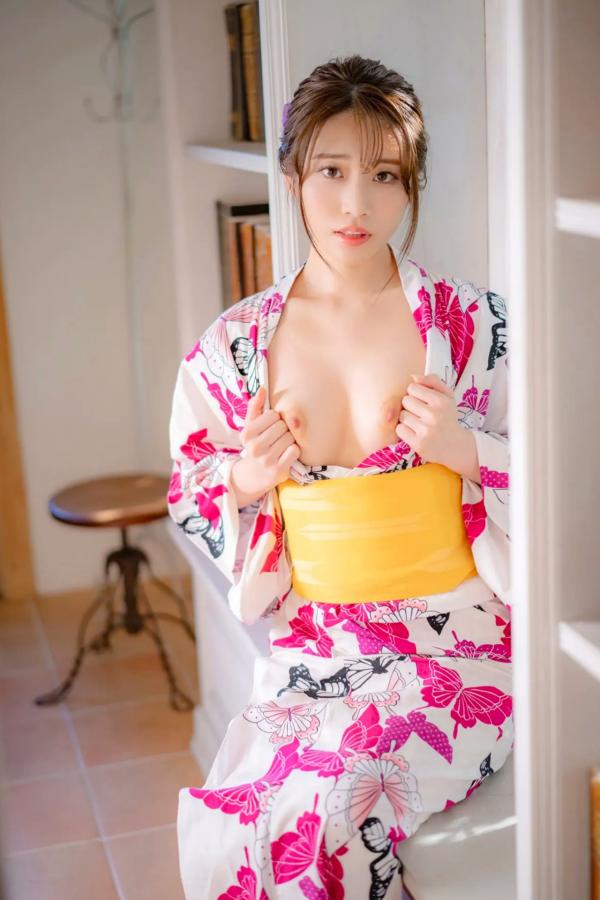   河北彩伽 - 最高の彼女 日系清新家居性感私房照 和服诱惑第73张图片