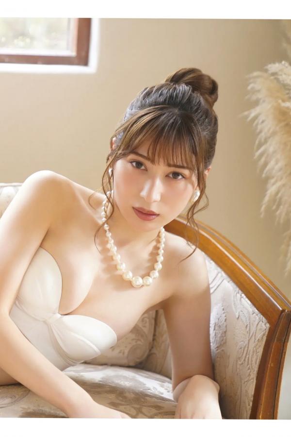   雪平莉左 - プリズム：日本气质女神红纱比基尼与性感内衣私房写真第6张图片
