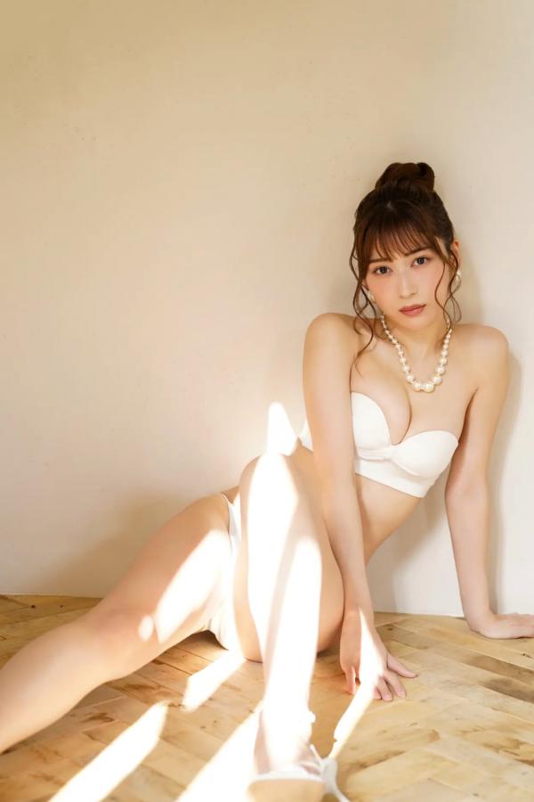   雪平莉左 - プリズム：日本气质女神红纱比基尼与性感内衣私房写真第10张图片