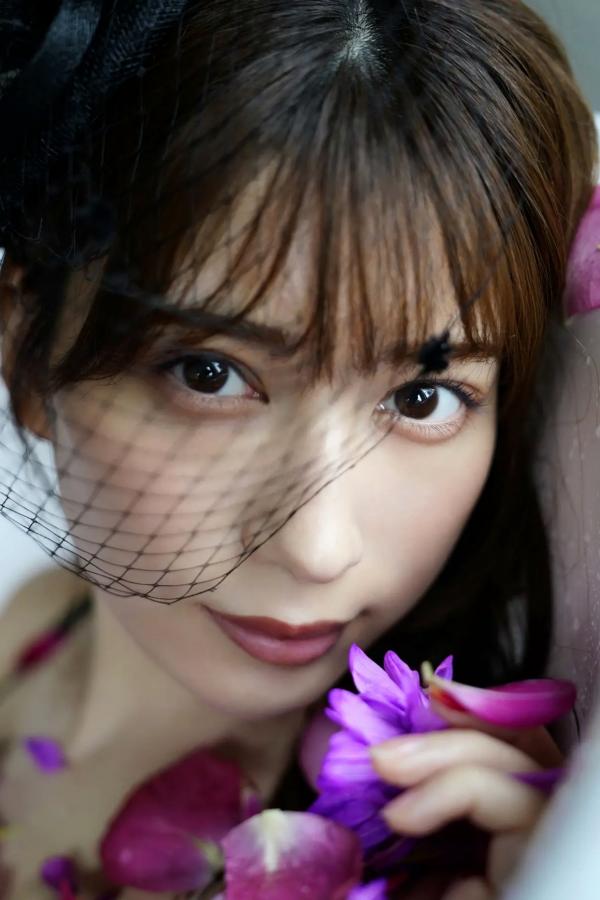   雪平莉左 - プリズム：日本气质女神红纱比基尼与性感内衣私房写真第33张图片