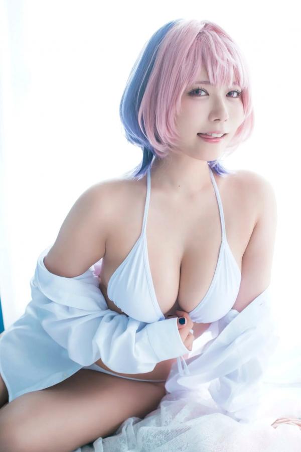   東雲うみ - のあ先輩“の”コスプレ：日本女神比基尼黑丝性感写真第17张图片