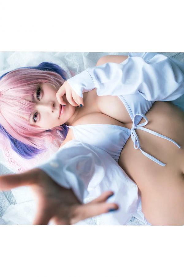  東雲うみ - のあ先輩“の”コスプレ：日本女神比基尼黑丝性感写真第20张图片