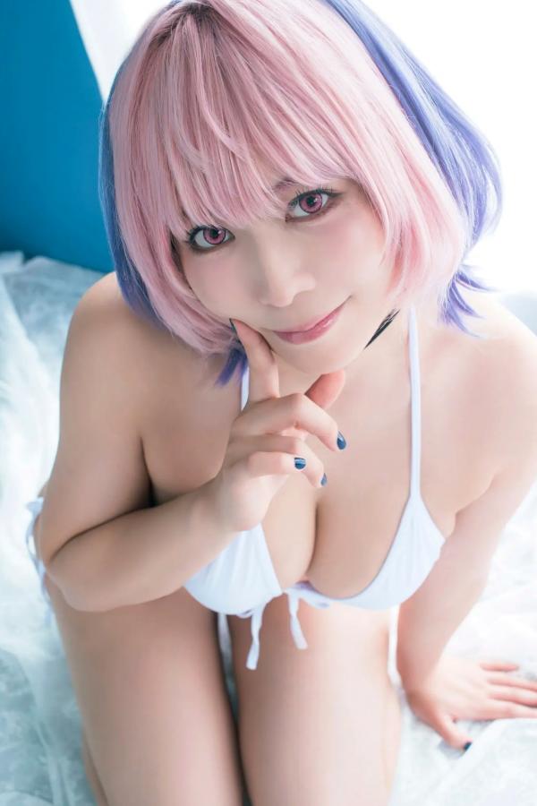   東雲うみ - のあ先輩“の”コスプレ：日本女神比基尼黑丝性感写真第25张图片