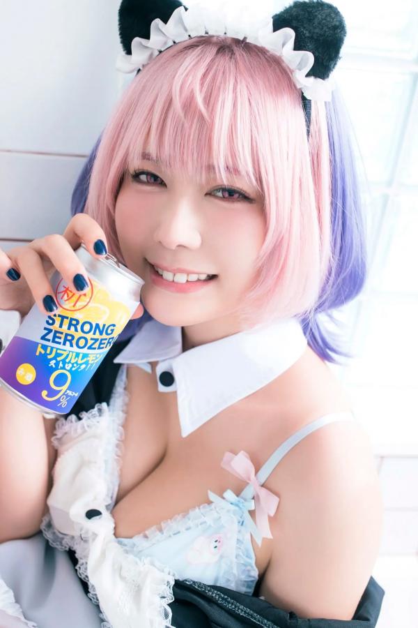   東雲うみ - のあ先輩“の”コスプレ：日本女神比基尼黑丝性感写真第32张图片