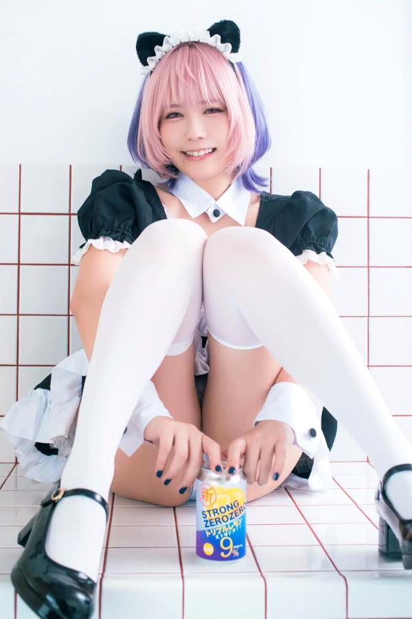   東雲うみ - のあ先輩“の”コスプレ：日本女神比基尼黑丝性感写真第33张图片