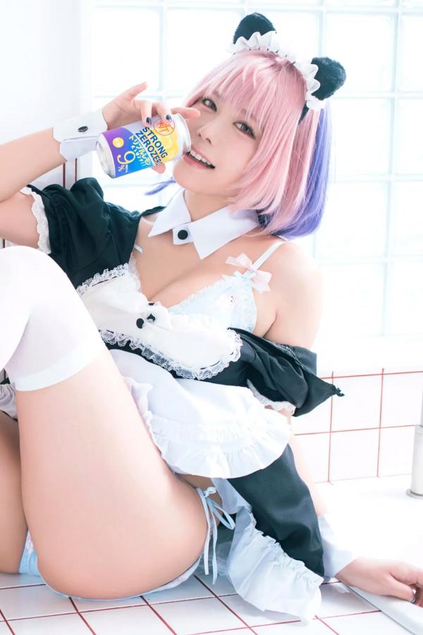   東雲うみ - のあ先輩“の”コスプレ：日本女神比基尼黑丝性感写真第34张图片
