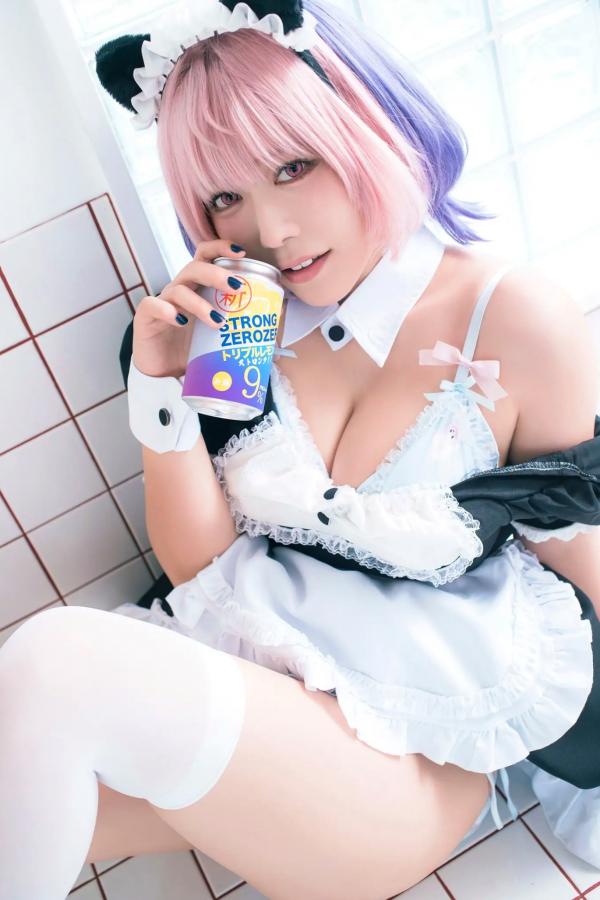   東雲うみ - のあ先輩“の”コスプレ：日本女神比基尼黑丝性感写真第38张图片