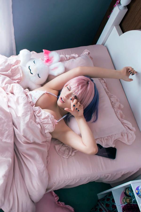   東雲うみ - のあ先輩“の”コスプレ：日本女神比基尼黑丝性感写真第41张图片