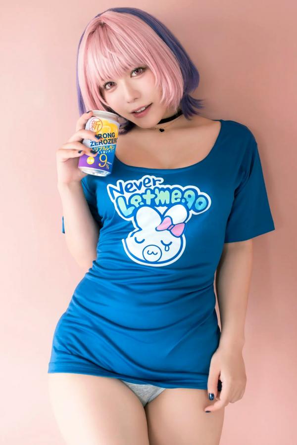   東雲うみ - のあ先輩“の”コスプレ：日本女神比基尼黑丝性感写真第54张图片