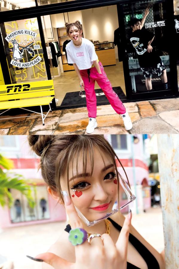   ゆうちゃみ - ゆうな 日本性感辣妹写真 湿身诱惑与野性黑丝街拍第87张图片