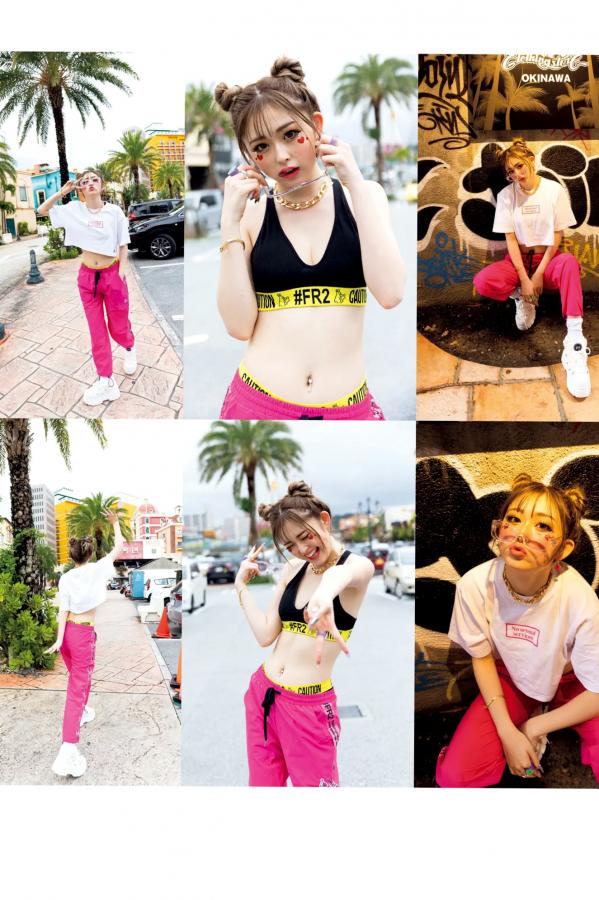   ゆうちゃみ - ゆうな 日本性感辣妹写真 湿身诱惑与野性黑丝街拍第88张图片