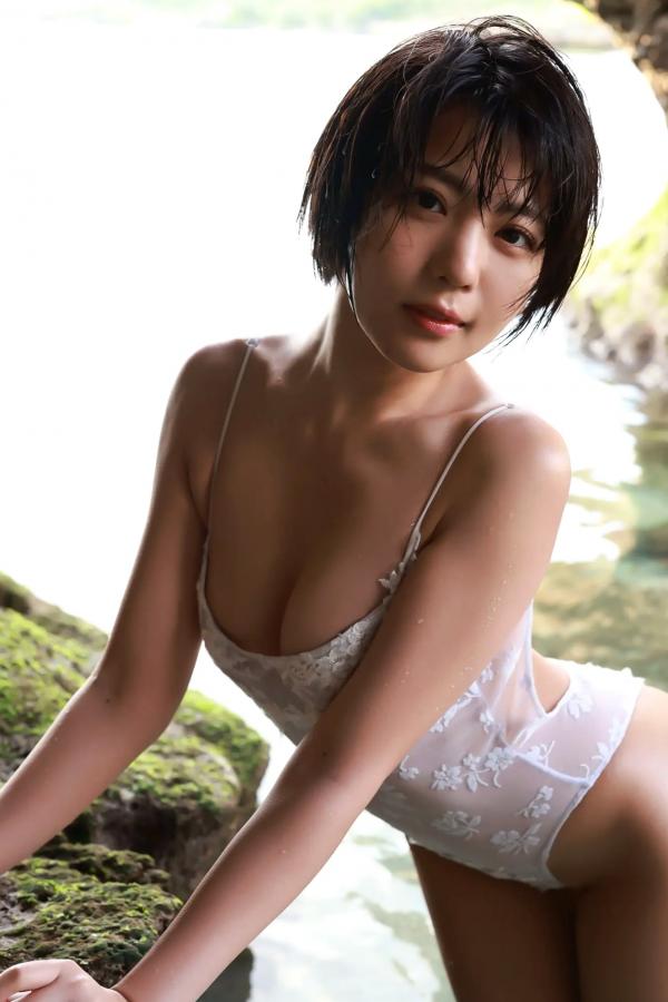   佐々木萌香 - 情熱の美尻クイーン 日系家居私房与海边性感写真第10张图片
