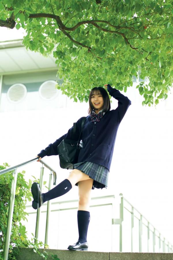    大野愛実 - 空色の未来 日系校服清纯少女写真 户外清新治愈照第29张图片