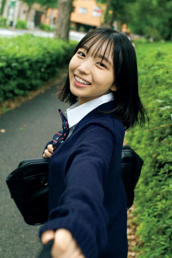    大野愛実 - 空色の未来 日系校服清纯少女写真 户外清新治愈照第30张图片