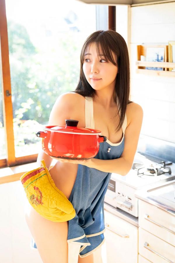   橘舞 - 安心してください！日本女神家居比基尼与浴室湿身性感写真第8张图片