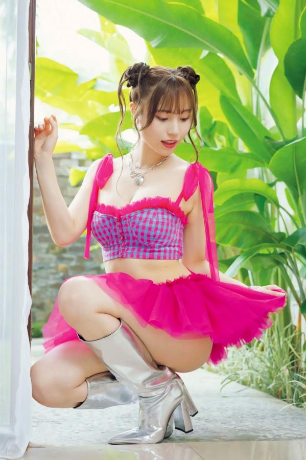   川越紗彩 - なんとかなるなる 户外泳池与清凉内衣私房写真第36张图片