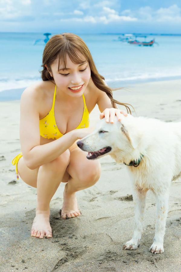   川越紗彩 - なんとかなるなる 户外泳池与清凉内衣私房写真第87张图片