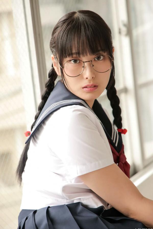   [LOVEPOP] Marina Asakawa 浅川まりな Photoset 02 日系眼镜水手服清纯校服美腿写真第53张图片