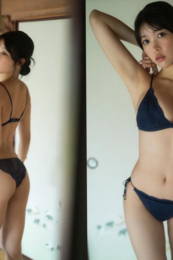   七瀬なな - 無敵のVenus：日本女神浴室湿身诱惑与户外比基尼和服写真第17张图片