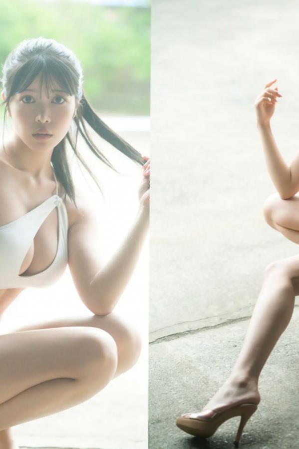   七瀬なな - 無敵のVenus：日本女神浴室湿身诱惑与户外比基尼和服写真第22张图片