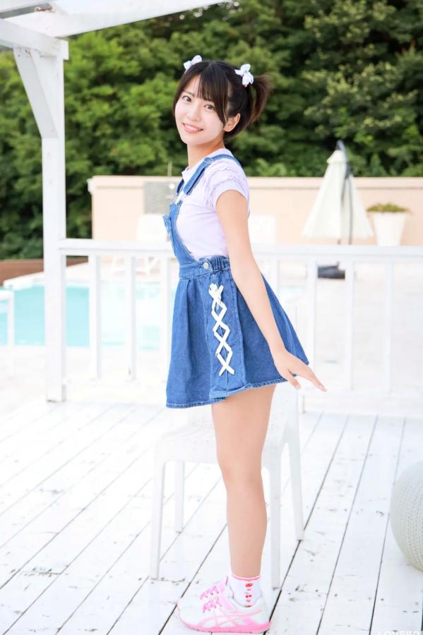   [LOVEPOP] Moeka Sasaki 佐々木萌香 Photoset 28 户外双马尾牛仔裙清纯写真第10张图片
