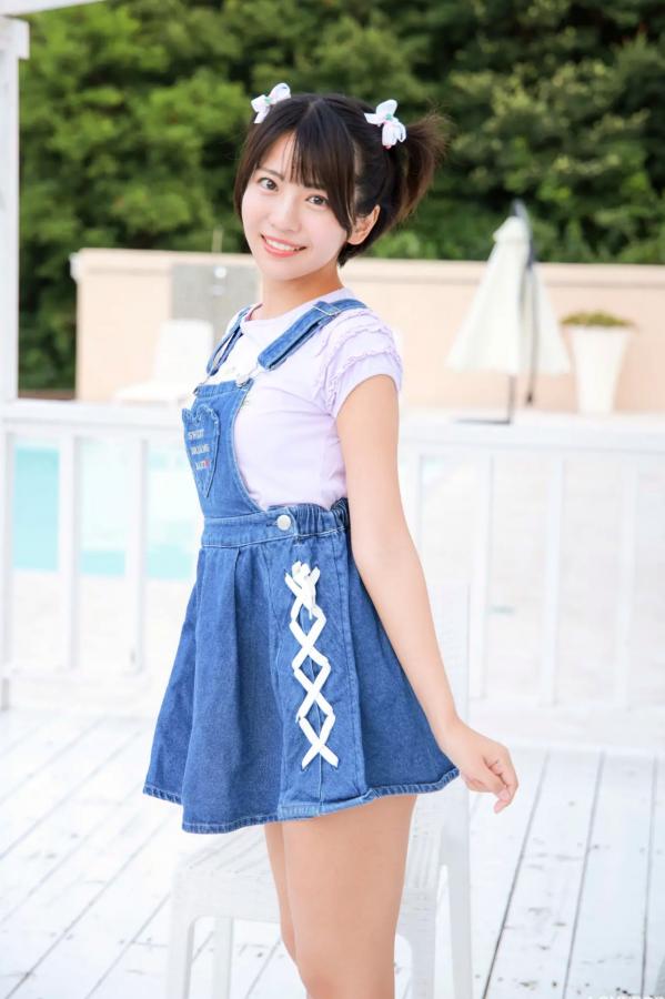  [LOVEPOP] Moeka Sasaki 佐々木萌香 Photoset 28 户外双马尾牛仔裙清纯写真第11张图片