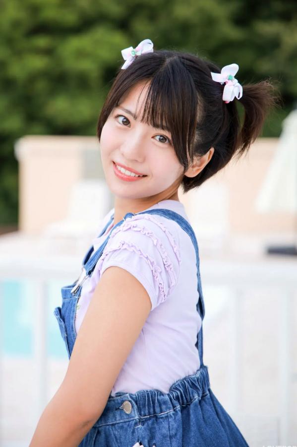   [LOVEPOP] Moeka Sasaki 佐々木萌香 Photoset 28 户外双马尾牛仔裙清纯写真第12张图片