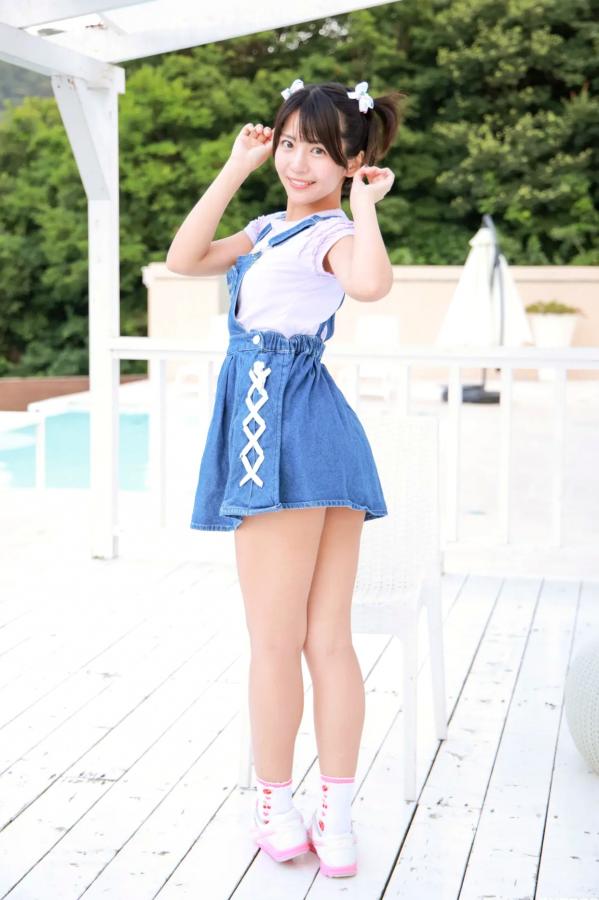   [LOVEPOP] Moeka Sasaki 佐々木萌香 Photoset 28 户外双马尾牛仔裙清纯写真第13张图片