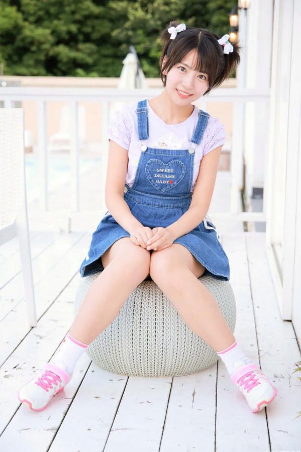   [LOVEPOP] Moeka Sasaki 佐々木萌香 Photoset 28 户外双马尾牛仔裙清纯写真第16张图片