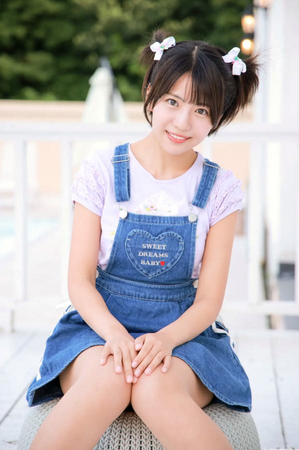   [LOVEPOP] Moeka Sasaki 佐々木萌香 Photoset 28 户外双马尾牛仔裙清纯写真第17张图片