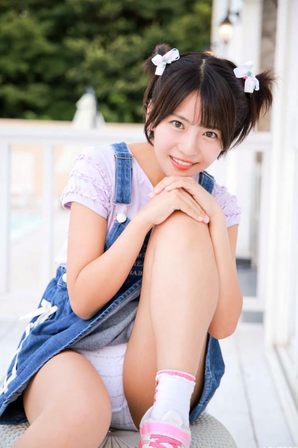   [LOVEPOP] Moeka Sasaki 佐々木萌香 Photoset 28 户外双马尾牛仔裙清纯写真第21张图片