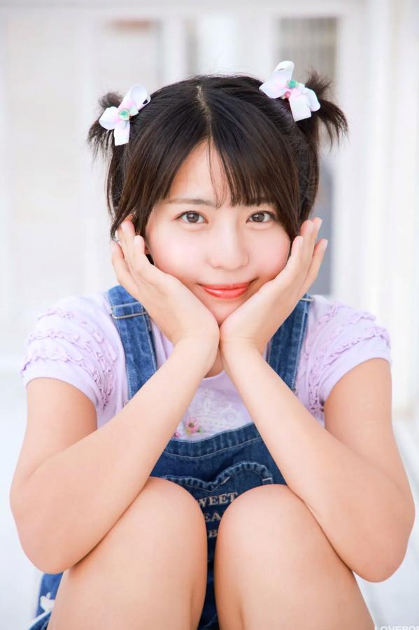  [LOVEPOP] Moeka Sasaki 佐々木萌香 Photoset 28 户外双马尾牛仔裙清纯写真第26张图片