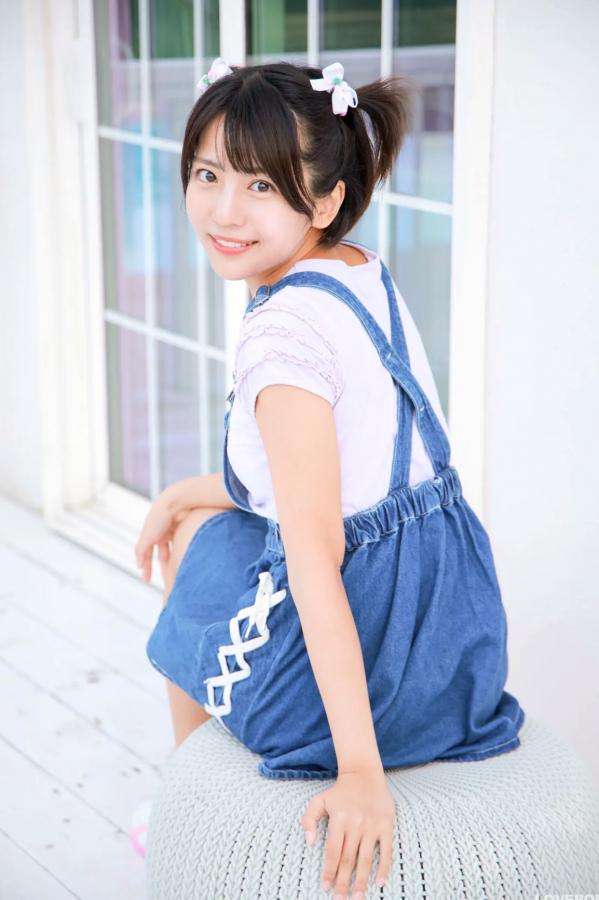  [LOVEPOP] Moeka Sasaki 佐々木萌香 Photoset 28 户外双马尾牛仔裙清纯写真第33张图片