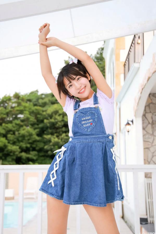   [LOVEPOP] Moeka Sasaki 佐々木萌香 Photoset 28 户外双马尾牛仔裙清纯写真第38张图片