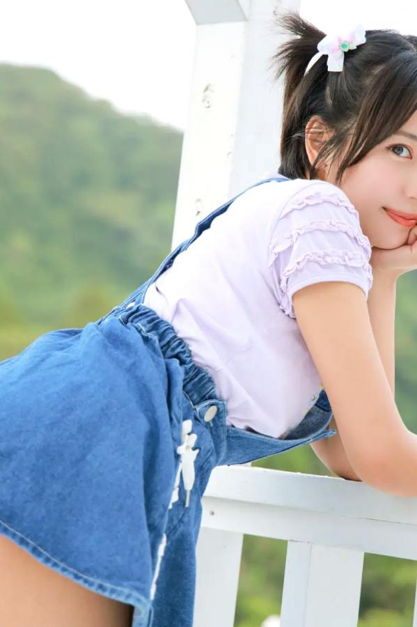   [LOVEPOP] Moeka Sasaki 佐々木萌香 Photoset 28 户外双马尾牛仔裙清纯写真第47张图片