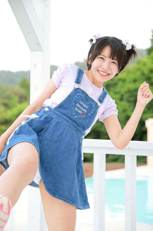   [LOVEPOP] Moeka Sasaki 佐々木萌香 Photoset 28 户外双马尾牛仔裙清纯写真第51张图片