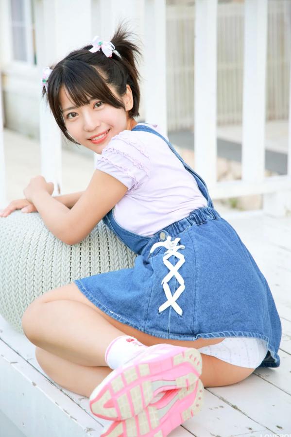   [LOVEPOP] Moeka Sasaki 佐々木萌香 Photoset 28 户外双马尾牛仔裙清纯写真第63张图片