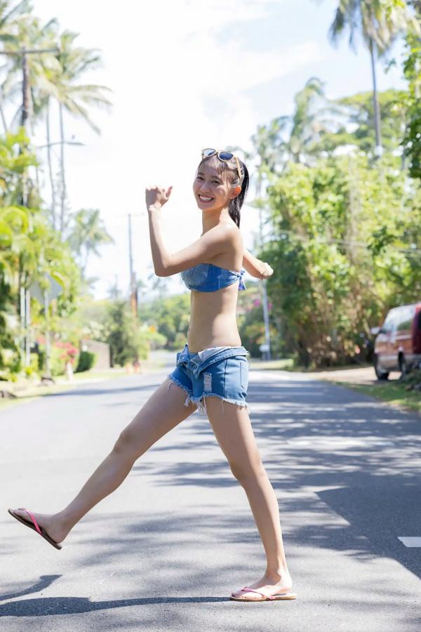   志田音々 夏威夷假期清纯比基尼与居家写真 治愈系美图第2张图片