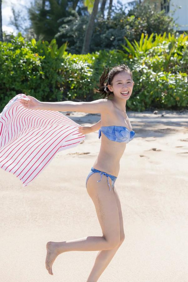   志田音々 夏威夷假期清纯比基尼与居家写真 治愈系美图第37张图片