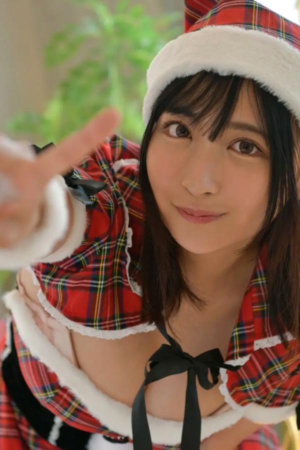 市原薫  [LOVEPOP] Kaoru Ichihara 市原薫 Photoset 03 圣诞格子裙俏皮可爱角色扮演第20张图片