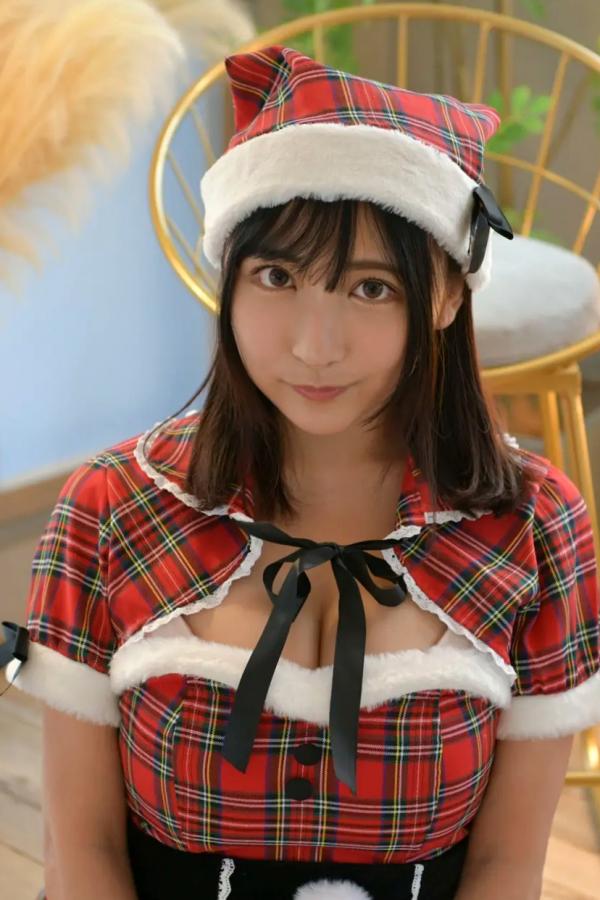 市原薫  [LOVEPOP] Kaoru Ichihara 市原薫 Photoset 03 圣诞格子裙俏皮可爱角色扮演第33张图片