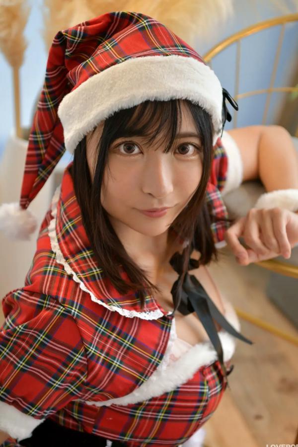 市原薫  [LOVEPOP] Kaoru Ichihara 市原薫 Photoset 03 圣诞格子裙俏皮可爱角色扮演第41张图片