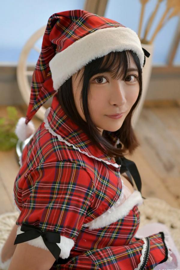 市原薫  [LOVEPOP] Kaoru Ichihara 市原薫 Photoset 03 圣诞格子裙俏皮可爱角色扮演第61张图片