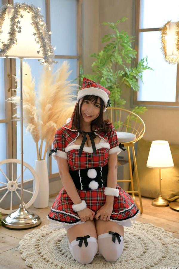 市原薫  [LOVEPOP] Kaoru Ichihara 市原薫 Photoset 03 圣诞格子裙俏皮可爱角色扮演第69张图片