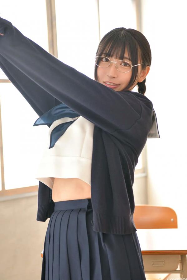 市原薫  [LOVEPOP] Kaoru Ichihara 市原薫 Photoset 01 日本清纯校服黑丝制服写真第23张图片