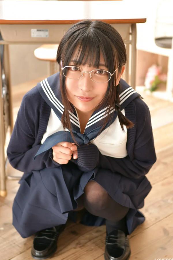 市原薫  [LOVEPOP] Kaoru Ichihara 市原薫 Photoset 01 日本清纯校服黑丝制服写真第28张图片